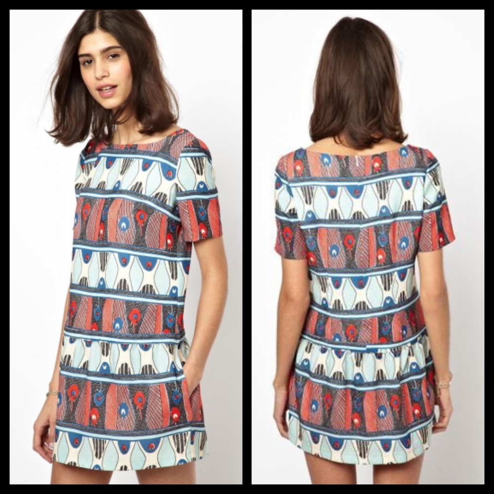 Paul & joe african print Dress size S